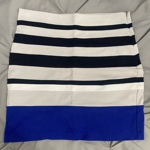 Express striped skirt